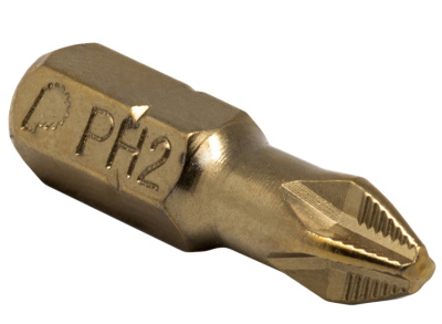 Бита отверточная ПРАКТИКА "Эксперт"   PH-2 х 25мм Tin (1шт), блистер