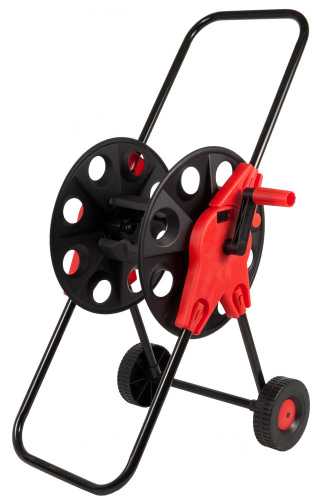 Катушка для садового шланга QUATTRO ELEMENTI большая с колесами (шланг 1/2" - до 60 м, 3/4" - 45м)