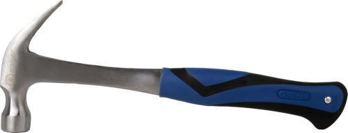 Молоток-гвоздодер КОБАЛЬТ цельнокованый 450 г, двухкомпонентная рукоятка 1/6