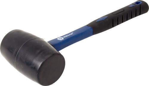 Киянка КОБАЛЬТ 680 г (70 мм), черная резина, фибергласовая рукоятка