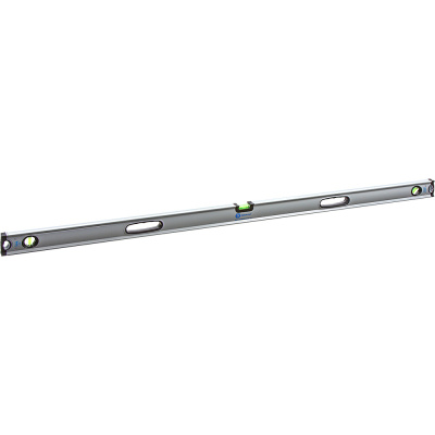 Уровень строительный КОБАЛЬТ Экстра, 1500 мм, профиль 30 x65 мм, 3 глазка,2 ручки, точность 1,0 мм/м