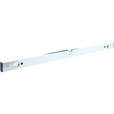 Уровень строительный КОБАЛЬТ Экстра, 1000 мм, профиль 23 x59 мм, 3 глазка, точность 0,5 мм/м