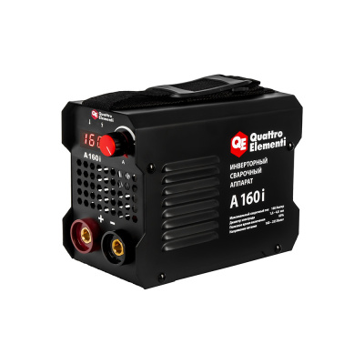 Аппарат электродной сварки QUATTRO ELEMENTI A 160i (160 А, электроды до 4.0 мм, дисплей)