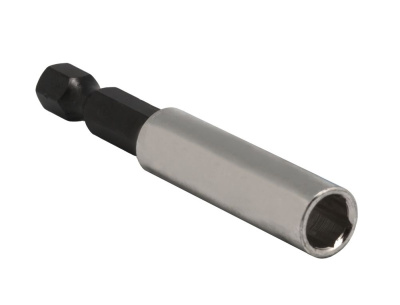 Переходник Удлинитель ПРАКТИКА магнитный держатель  60мм для бит 1/4"  составной, (1шт), блистер Переходник Удлинитель ПРАКТИКА магнитный держатель  60мм для бит 1/4"  составной, (1шт), блистер