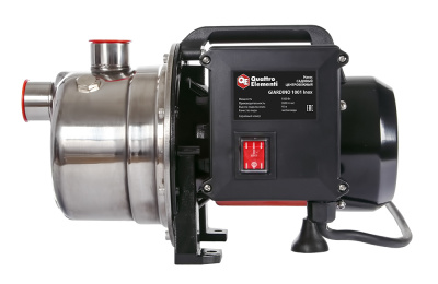 Садовый насос QUATTRO ELEMENTI Giardino 1001 Inox (1000 Вт, 3600 л/ч, для чистой, 40 м, 6,4 кг)