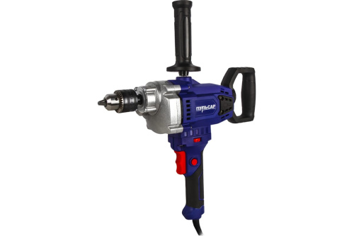 Дрель сетевая безударная ПУЛЬСАР ДЭ 1100 (1100Вт, 0-750 об/мин, 13 патрон, коробка)