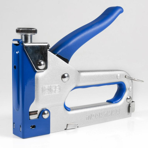 Степлер механический ПРАКТИКА скобы 4-14 мм, тип 53, серия "Мастер" с верхним регулятором удара****