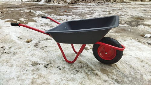 Тачка строительная 1-кол Монорама Эконом, монорама. литое 3,25/8. антиудар 110л.