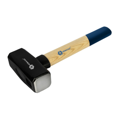 Кувалда КОБАЛЬТ 3000 гр., деревянная рукоятка из ясеня, длина рукоятки 350 мм 1/6