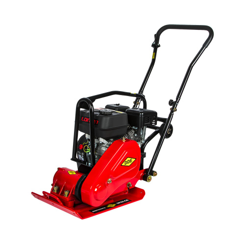 Виброплита DDE  VP60-СK (дв.Lonсin, 6,5л.с.,плита500×360мм, до380кв м/час,65кг,гл.упл.28 см,колеса)