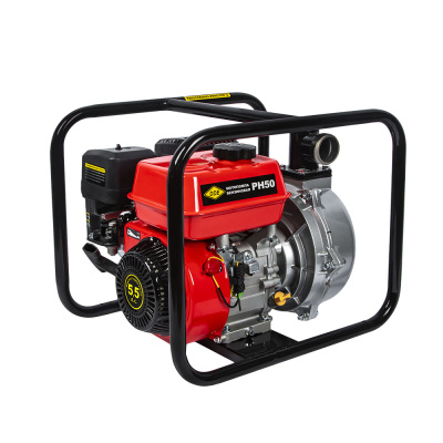 Мотопомпа бензиновая высоконапорная DDE PH50   (вых 50 мм,5,5лc,52м.,33 м куб/час,3,6л,35кг)