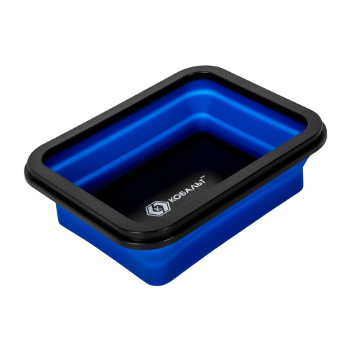 Тарелка магнитная КОБАЛЬТ для крепежа, СКЛАДНАЯ, силиконовая, 150 х 132 мм, высота 15мм/45мм.