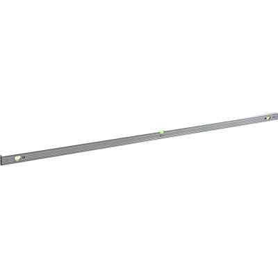 Уровень строительный КОБАЛЬТ Экстра, 2000 мм, профиль 23 x59 мм, 3 глазка, точность 0,5 мм/м