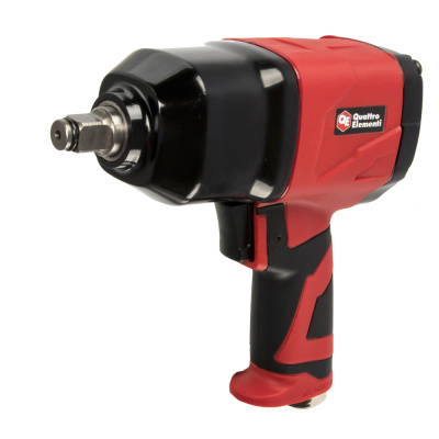 Гайковерт пневматический ударный QUATTRO ELEMENTI 500 Нм, 1/2, разъем EURO, вес 1,8 кг.