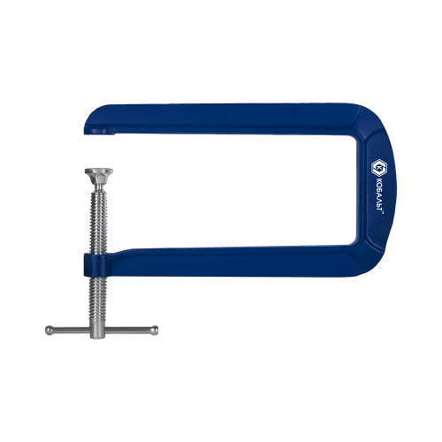 Струбцина G-образная КОБАЛЬТ ГЛУБОКАЯ, 200 мм, глубина зажима 205 мм