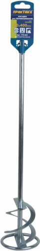 Насадка для перемешивания ПРАКТИКА хвостовик SDS-plus,  80 х 400, гипс, клей д/плитки 1/40