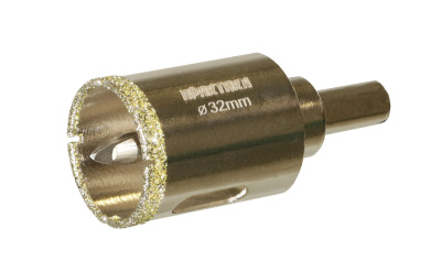 Коронка алмазная ПРАКТИКА "Профи" по керамограниту/керамике 32х70мм, пилотное сверло, (1шт) блистер Коронка алмазная ПРАКТИКА "Профи" по керамограниту/керамике 32х70мм, пилотное сверло, (1шт) блистер