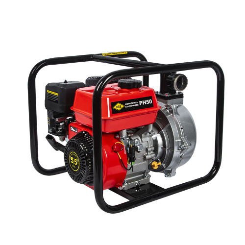 Мотопомпа бензиновая высоконапорная DDE PH50   (вых 50 мм,5,5лc,52м.,33 м куб/час,3,6л,35кг)