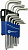 Набор ключей угловых КОБАЛЬТ Tamper TORX T10, T15, T20, T25, T27, T30, T40, T45, T50  Cr-V (9 шт.)  Набор ключей угловых КОБАЛЬТ Tamper TORX T10, T15, T20, T25, T27, T30, T40, T45, T50  Cr-V (9 шт.)