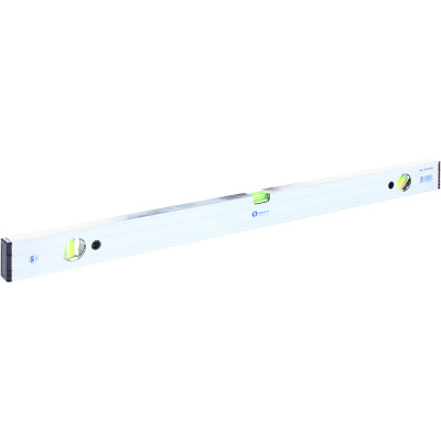 Уровень строительный КОБАЛЬТ Экстра, 800 мм, профиль 23 x59 мм, 3 глазка, точность 0,5 мм/м