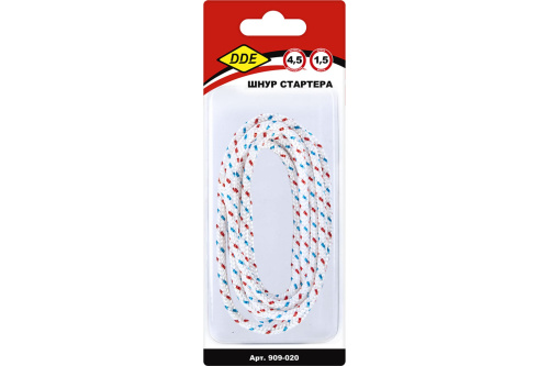 Шнур стартера в блистере DDE ø4,5 мм × 1,5 м
