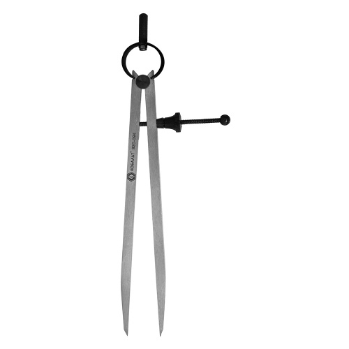 Циркуль разметочный КОБАЛЬТ шир. раскр. до 175 мм, С ПРУЖ. И ФИКС.ВИНТОМ, разметка дер/кож/пласт/мяг