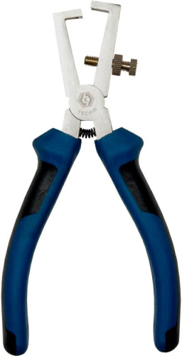 Клещи КОБАЛЬТ для снятия изоляции 160 мм, CR-V (1 шт.) подвес 1/6*