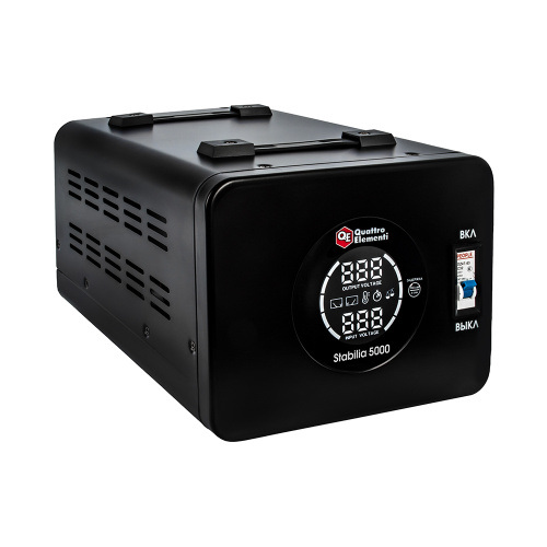 Стабилизатор напряжения QUATTRO ELEMENTI Stabilia 5000 (5000 ВА, 140-270 В) (917-681)