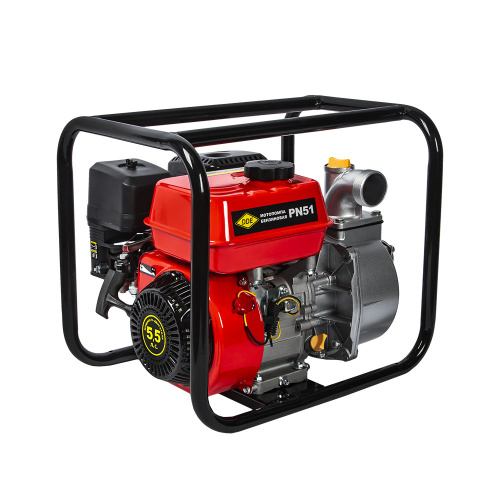 Мотопомпа бензиновая DDE PN51 (вых 50мм 5 лc,,25 м куб/час, т. бак3,6л,24кг)