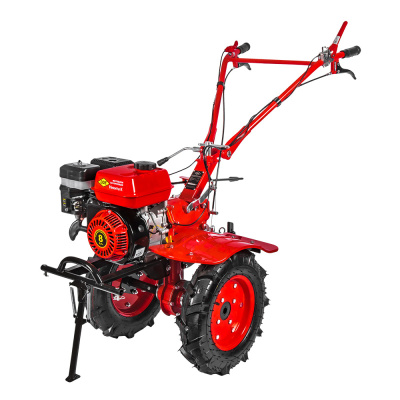 Мотоблок Никита К (8 л.с., КПП 2F/1R, ширина 90-110 см, фрезы 24 ножа, колеса 4"х8", редуктор чугун)