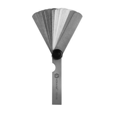 Набор щупов для измерения зазоров КОБАЛЬТ 70 мм, №2, диапазон измерений 0,02-0,5 мм, 17 шт., блистер