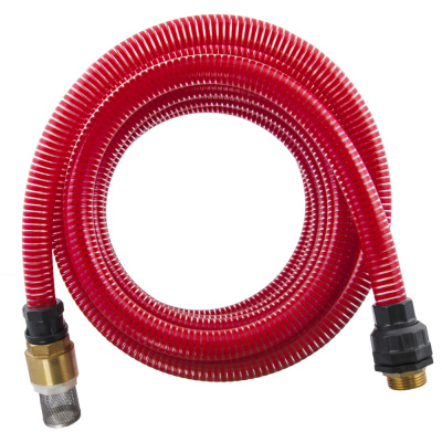 Шланг для воды всасывающий QUATTRO ELEMENTI 25 мм, 7 метров, резьба 1", с латунным клапаном