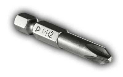 Бита отверточная ПРАКТИКА "Профи" PH-2 х 50мм (2шт), блистер