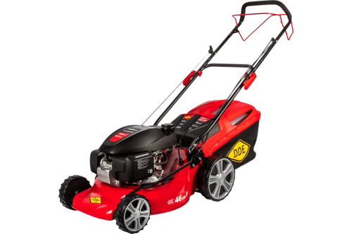 Газонокосилка бензиновая DDE LM 46-60 DH (Honda 5,5 л.с, шир 46 см,выс 25-75 мм,сбор-к 60 л.самоход) Газонокосилка бензиновая DDE LM 46-60 DH (Honda 5,5 л.с, шир 46 см,выс 25-75 мм,сбор-к 60 л.самоход)