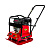 Виброплита DDE  VP90-CK (дв.Loncin,6,5 л.с., плита550×450мм, до500кв.м/час,94кг,гл.упл.35 см,колеса)