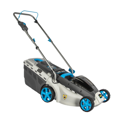 Газонокосилка аккумуляторная DDE BlueTech LMB 3840 (ширина38 см,высота25-75 мм,сборник,без ЗУ и АКБ)