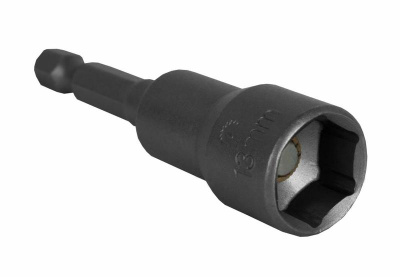 Головка гайковерта ПРАКТИКА "Профи" магнитная 13 х 65 мм с хвостовиком HEX 1/4" (1шт), блистер*