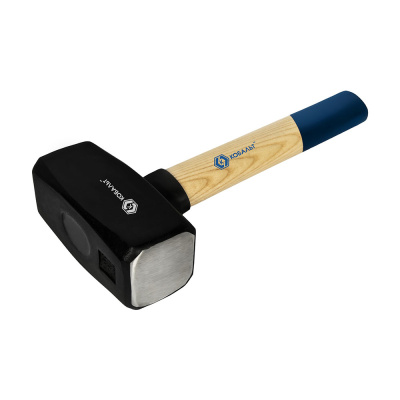 Кувалда КОБАЛЬТ 5000 гр., деревянная рукоятка из ясеня, длина рукоятки 350 мм 1/4