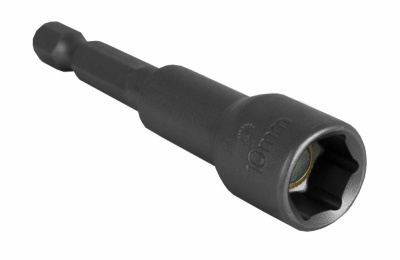 Головка торцевая ПРАКТИКА "Профи" магнитная 10 х 65 мм с хвостовиком HEX 1/4" (1шт), блистер** Головка торцевая ПРАКТИКА "Профи" магнитная 10 х 65 мм с хвостовиком HEX 1/4" (1шт), блистер**