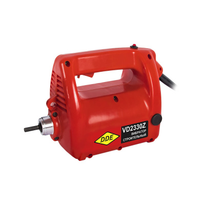 Вибратор глубинный DDE VD2330Z (2330 ВТ,18000 об мин,6,5 кг, вал  ZX45  2 м -6 м)