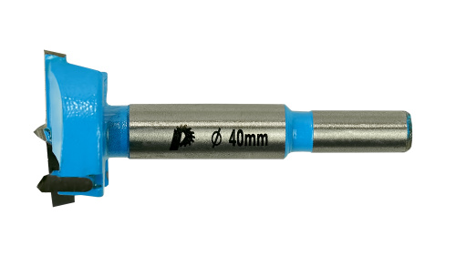 Сверло петельное Форстнера ПРАКТИКА 40 мм, твердосплавное, (1шт), блистер