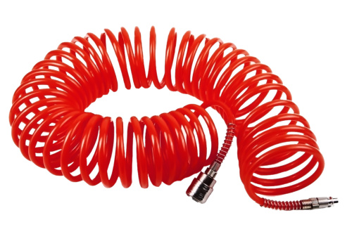 Шланг пневматический QUATTRO ELEMENTI 10 метров, спиральный, разъем EURO