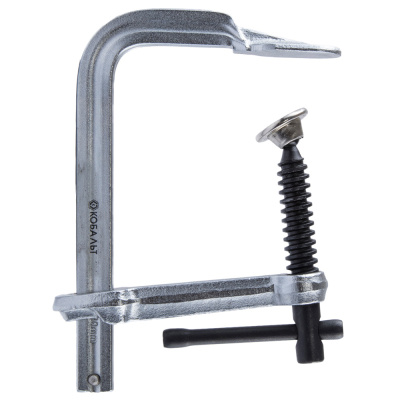 Струбцина F-образная КОБАЛЬТ 80 х 100 мм, кованая Струбцина F-образная КОБАЛЬТ 80 х 100 мм, кованая