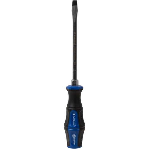 Отвертка ударная КОБАЛЬТ Ultra Grip SL 8,0x150 мм S2, двухкомпонентная рукоятка (1 шт.) подвес