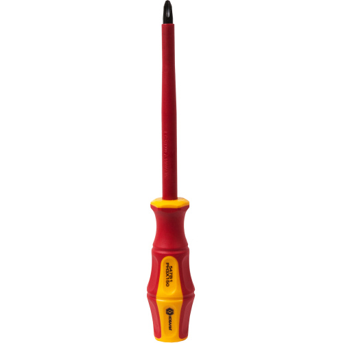 Отвертка диэлектрическая КОБАЛЬТ Ultra Grip PH-3 х 150 мм CR-V, двухкомпонентная рукоятка (1 шт.) по