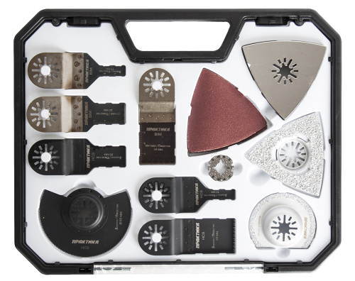 Набор насадок для МФИ ПРАКТИКА 15 шт универсальный №8 в кейсе 