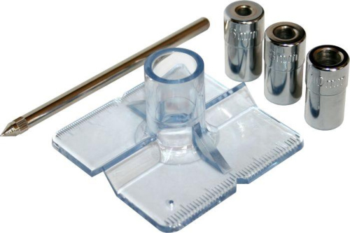 Кондуктор для сверления ПРАКТИКА для сверл 6, 8, 10 мм, под прямым углом под шканты, для дерева,ДСП