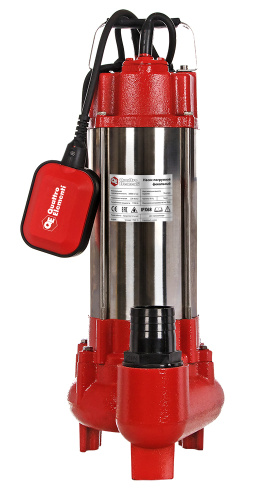 Фекальный насос QUATTRO ELEMENTI Sewage 1700F Ci (1700 Вт, 30000 л/ч, для грязной, 18 м, 22,0 кг)