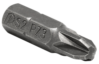 Бита отверточная ПРАКТИКА  "Мастер"   PZ-3 х 25мм  (3шт), блистер