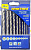 Набор сверл по металлу ПРАКТИКА "Профи"  10шт. 1-10 мм, шаг 1 мм, ПРО кассета